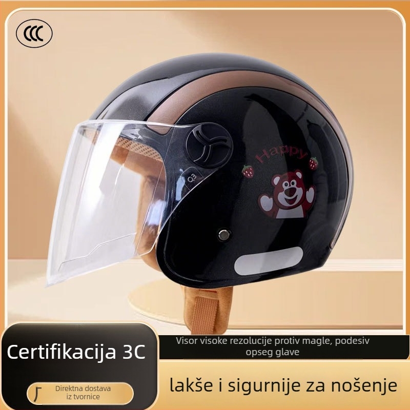 3/4 kaciga za električni bicikl, ABS materijal, 3C potvrda, za odrasle