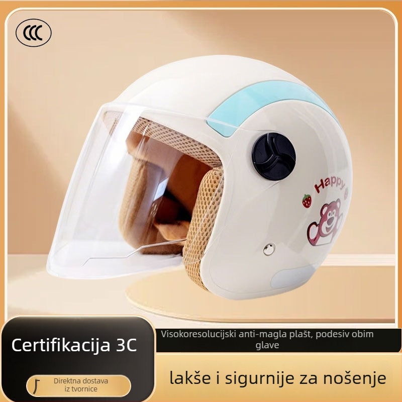 3/4 kaciga za električni bicikl, ABS materijal, 3C potvrda, za odrasle