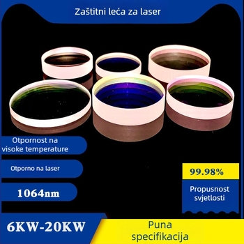 Set optike za vlaknasti laserski stroj za rezanje: lasersko zaštitno ogledalo i leće glave za rezanje