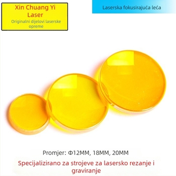 Fokusirajuća leća ZnSe (cinkov selenid) 12/18/20 mm za lasersko graviranje i rezanje — kondenzirajuća leća
