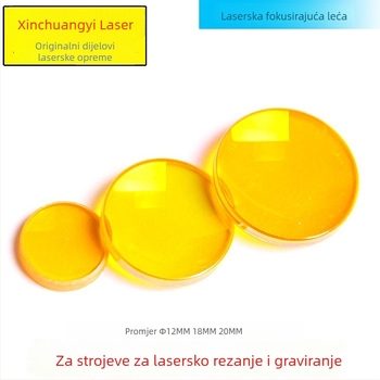 Fokusirajuća leća ZnSe (cinkov selenid) 12/18/20 mm za lasersko graviranje i rezanje — kondenzirajuća leća