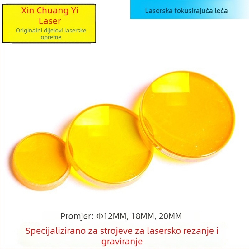 Fokusirajuća leća ZnSe (cinkov selenid) 12/18/20 mm za lasersko graviranje i rezanje — kondenzirajuća leća
