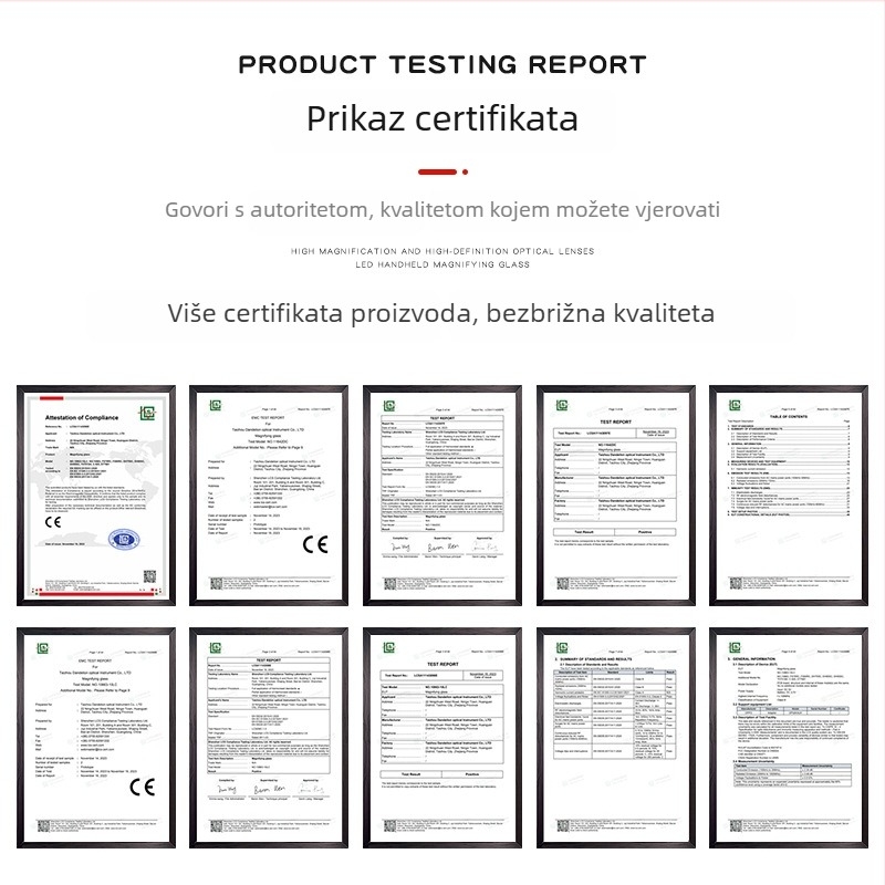 BITE MG3B-1B / MG3B-1D sklopiva stolna radna stanica s povećalom i LED rasvjetom (Brand: BITE; Modeli: MG3B-1B / MG3B-1D; Uvoz: Ne; Privatna oznaka: Ne)
