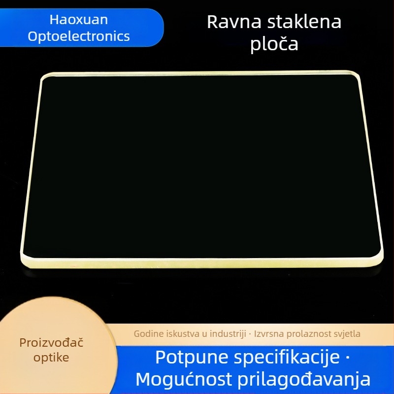 Haoxuan Laserska zaštita prozora – Plošni prozor film, optičko staklo, visoka propusnost, visoka preciznost