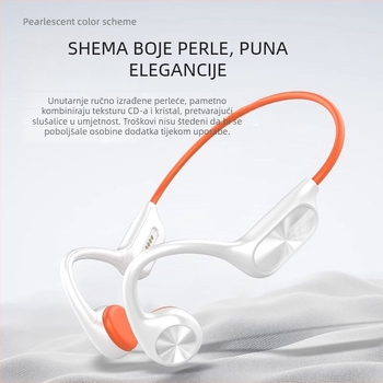 Slušalice za kostnu provodnost, ugrađena 32 GB memorije, Bluetooth 5.4, IPX8 vodootporne, trajanje baterije više od 8 sati