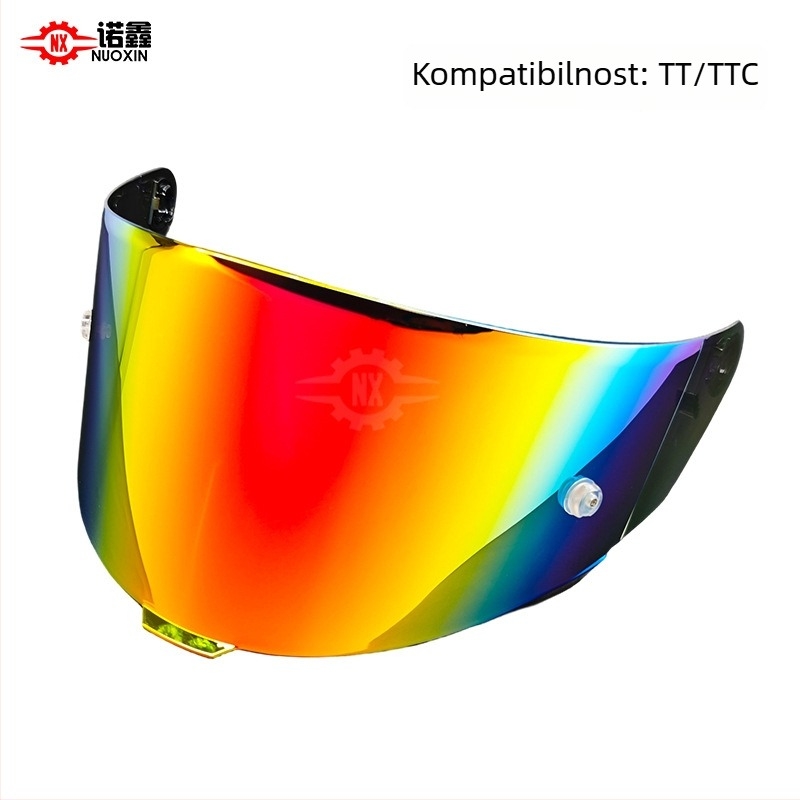 UNDER ARMY TT vizir kacige — prilagodljiv, za vožnju, univerzalna anti-fog naljepnica, TT model