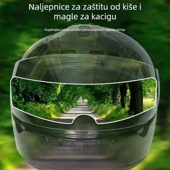 Film za kacigu motocikla protiv zamagljenja i kiše s nano membranom — univerzalna prilagodba; obrada i prilagođavanje dostupni, licencirane privatne marke