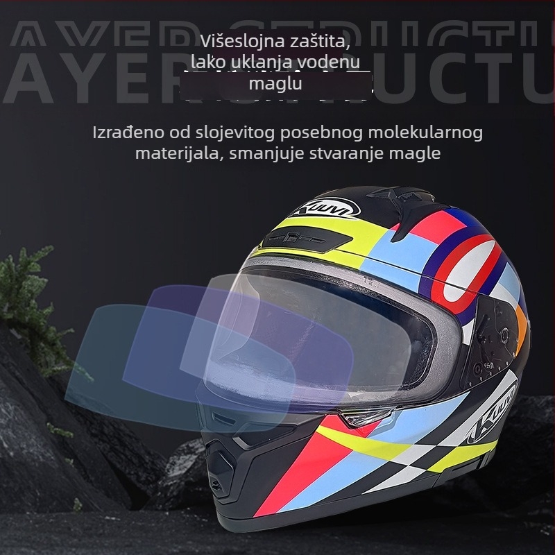 KUUVI FWTP-01 Naljepnice protiv zamagljivanja kacige, unutarnja upotreba