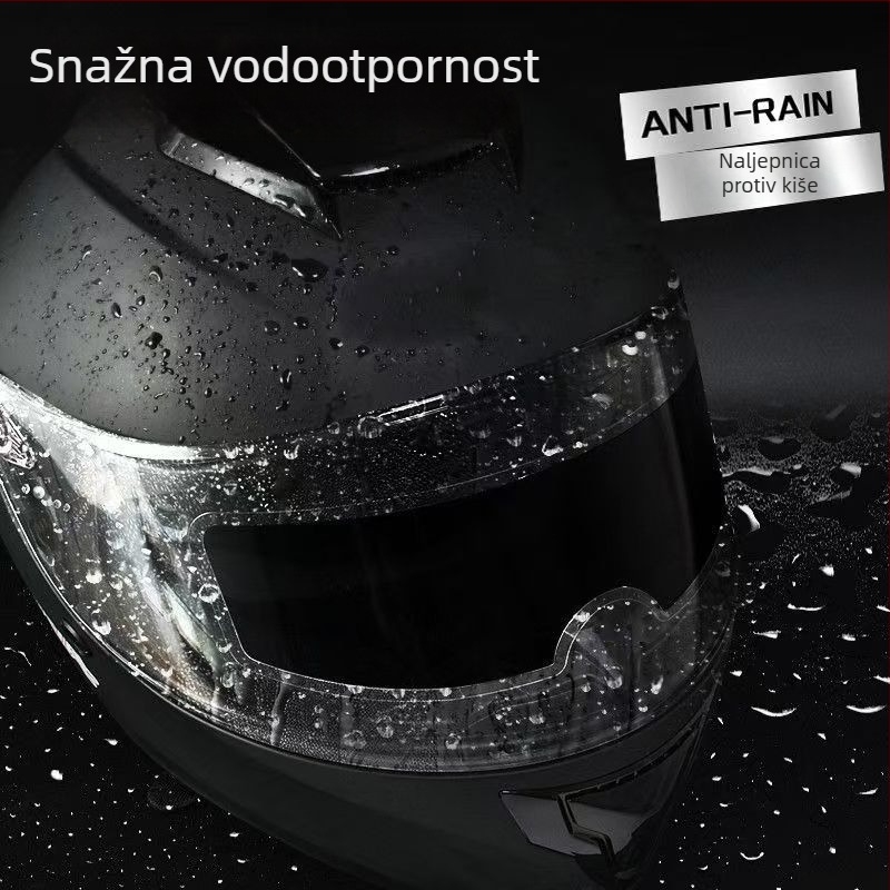 Film protiv zamagljivanja i kiše za kacigu – PET materijal, prilagodba dostupna, ovlaštena privatna marka