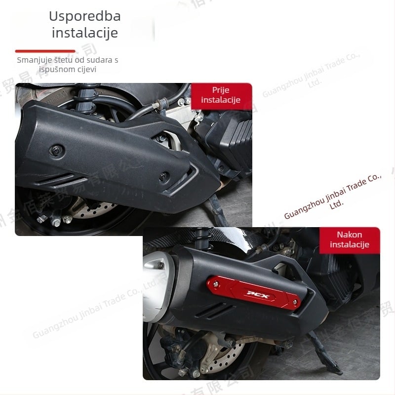 Modificirani pokrov dekorativne kućišne za Honda PCX160 | Aluminijska legura | Prilagodljivo | Brand: JBL