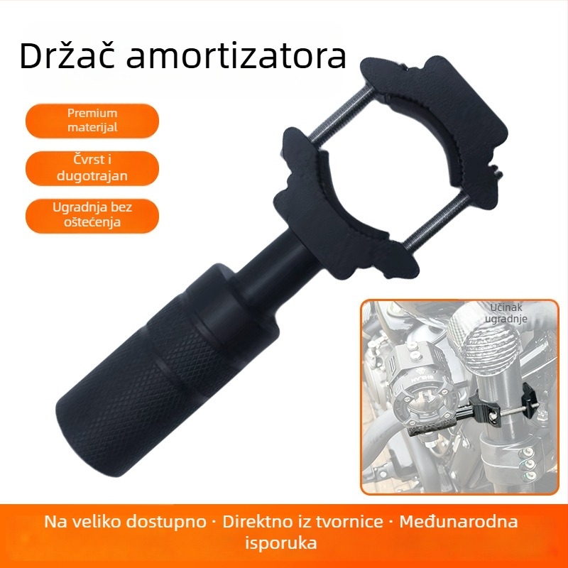 Univerzalni nosač amortizera za motocikl svjetla (aluminijska legura, prednja cijevna stezaljka, produženje) Modeli: z003/z004/z005/z006/z009/z018