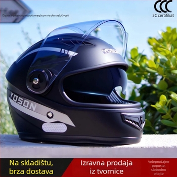 ABS kaciga s punim licem za električna vozila, zimska upotreba, certificirano GB811-2022a