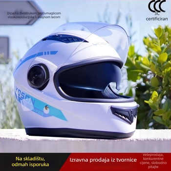ABS kaciga s punim licem za električna vozila, zimska upotreba, certificirano GB811-2022a