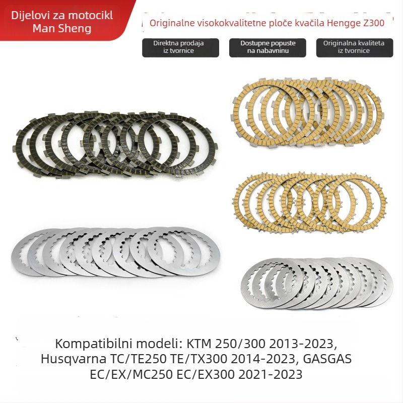 Ploča kvačila za Hengjian Z300 terenski motocikl, model Hengjian Z300, kompatibilan s KTM, Husqvarna, GASGAS