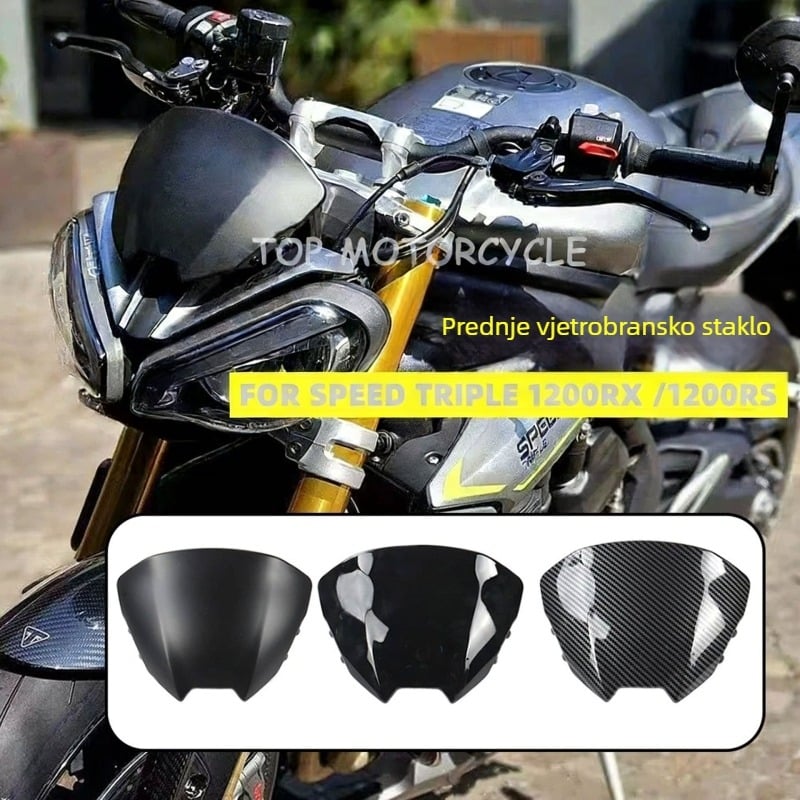 Topjtl Vjetrodeflektor za Triumph Speed Triple 1200RS/RX — prednji vjetrobranski štit