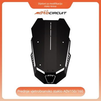 Prednje staklo od aluminijske legure Qdf68 za Yamaha MT07 2018-2020, otporno na vjetar – Motocircuit
