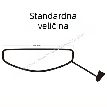 Univerzalni USB grijaći patch za vizir kacige — anti-fog, defrost, PET materijal, model DJR202401