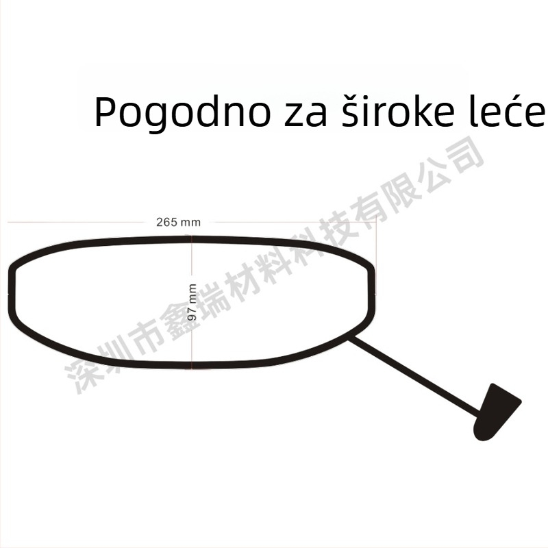 Univerzalni USB grijaći patch za vizir kacige — anti-fog, defrost, PET materijal, model DJR202401