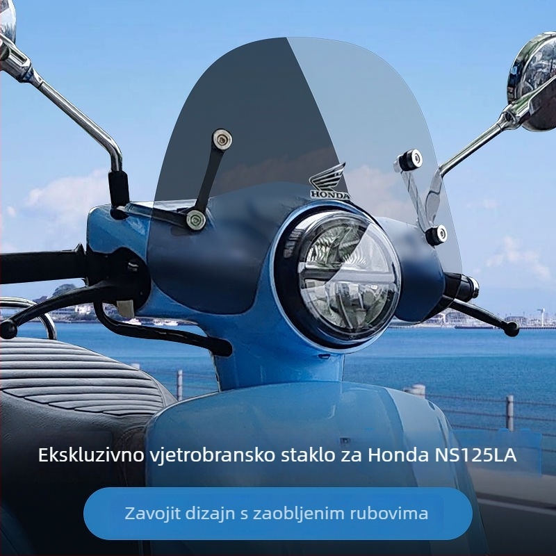 Honda NS125LA – prednje vjetrobran, dodatak za modifikaciju zaštite od vjetra
