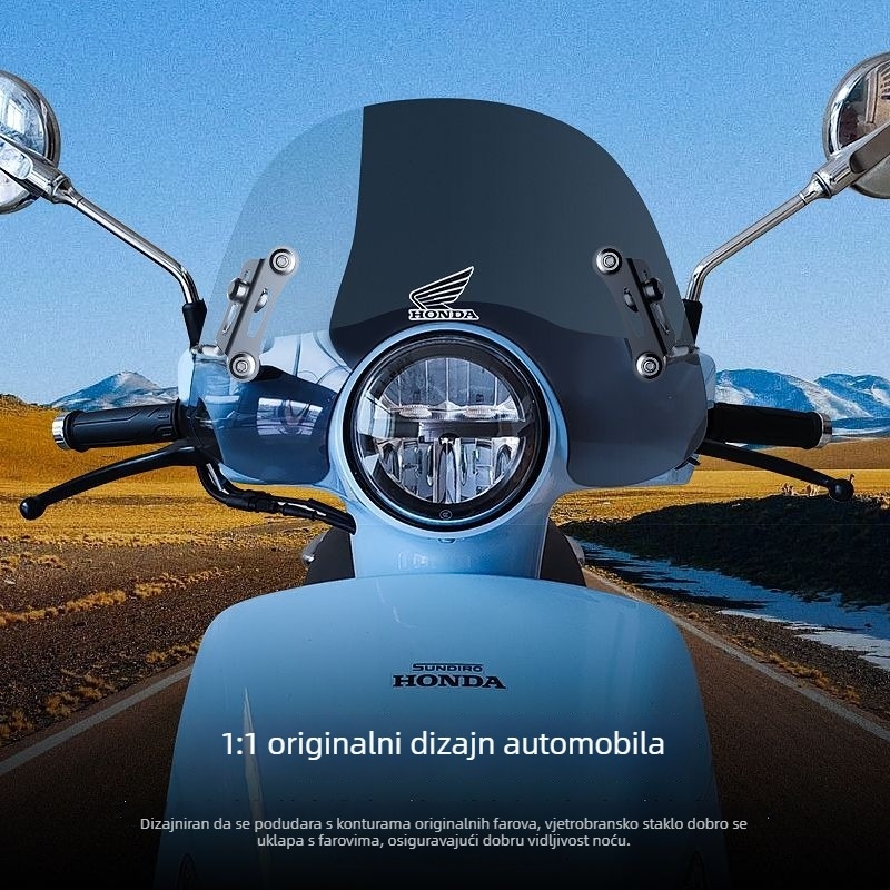 Honda NS125LA – prednje vjetrobran, dodatak za modifikaciju zaštite od vjetra