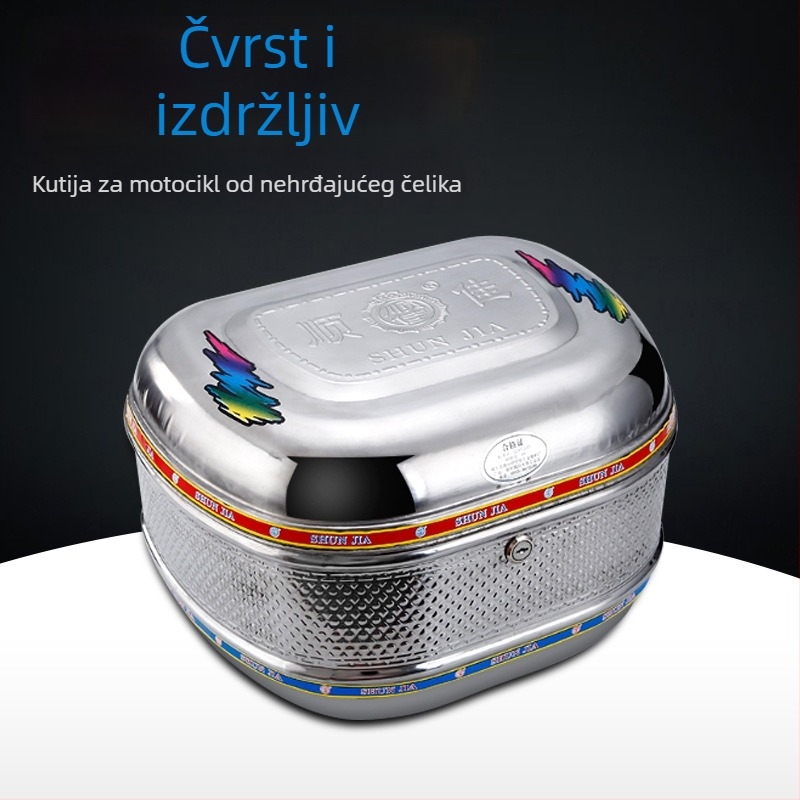 Prtljažnik za motocikl od nehrđajućeg čelika