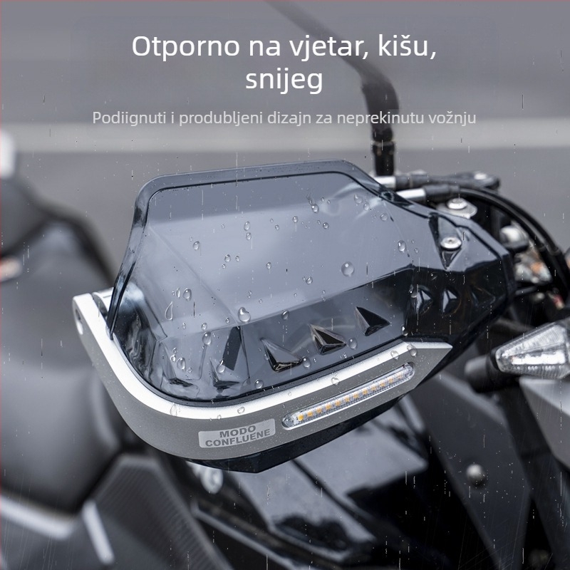 Uy125 Kućište zaštitnika ručice motocikla s PC vjetrodeflektorom