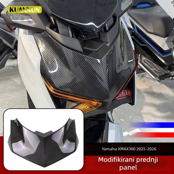 Prednji vanjski kućište za Yamaha XMAX300 - dekorativni zaštitni poklopac, stil vjetrobranskog stakla, model xmax300, brend KUANXUN, materijal PP