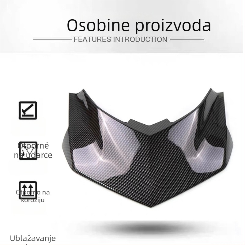 Prednji vanjski kućište za Yamaha XMAX300 - dekorativni zaštitni poklopac, stil vjetrobranskog stakla, model xmax300, brend KUANXUN, materijal PP