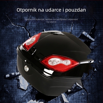RuYida Univerzalni prtljažnik za motocikl – polipropilenski skladišni prostor za električna vozila