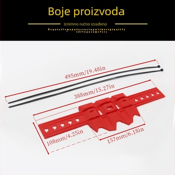 Gumeni zaštitni prsten za ispušnu cijev off-road motocikla, univerzalni zaštitni poklopac na kraju cijevi