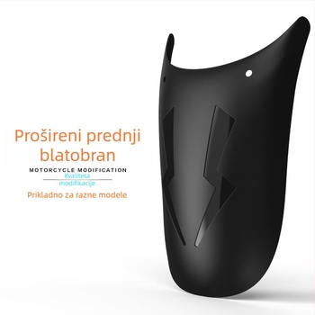 Prednji blatnik za motocikl – produženi dizajn, ABS materijal, univerzalna prilagodba
