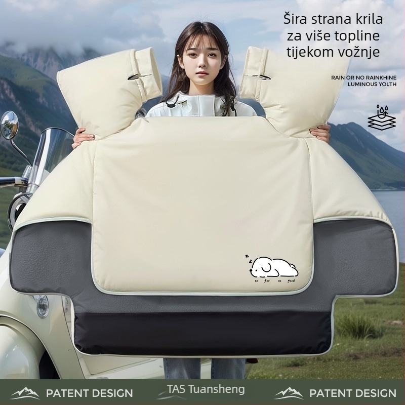 Navlaka za vjetrobran električnom motociklu, PVC vodootporna, minimalistički dizajn