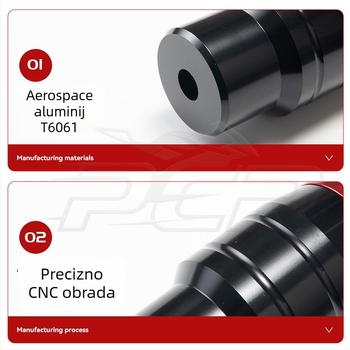 Set zaštite od pada za motocikle – CNC obrađeni slideri, PCR model 3248, kompatibilni s otvorima za pričvršćivanje od 10 mm