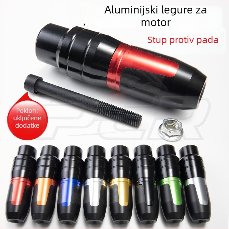 Set zaštite od pada za motocikle – CNC obrađeni slideri, PCR model 3248, kompatibilni s otvorima za pričvršćivanje od 10 mm