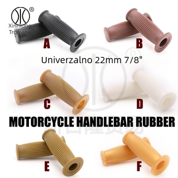 Gumeni poklopac ručice motocikla, cafe racer stil, univerzalna kompatibilnost, moguć prilagođena obrada