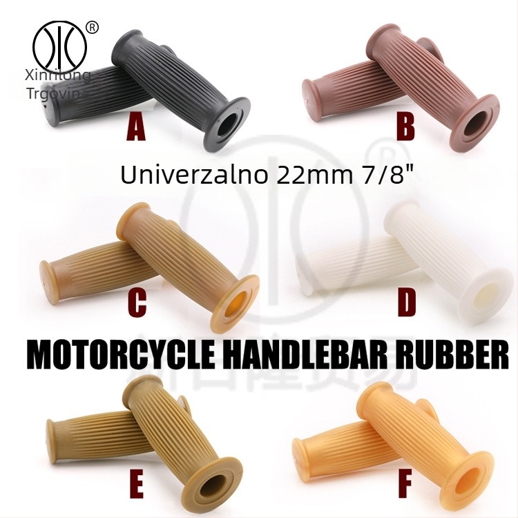 Gumeni poklopac ručice motocikla, cafe racer stil, univerzalna kompatibilnost, moguć prilagođena obrada