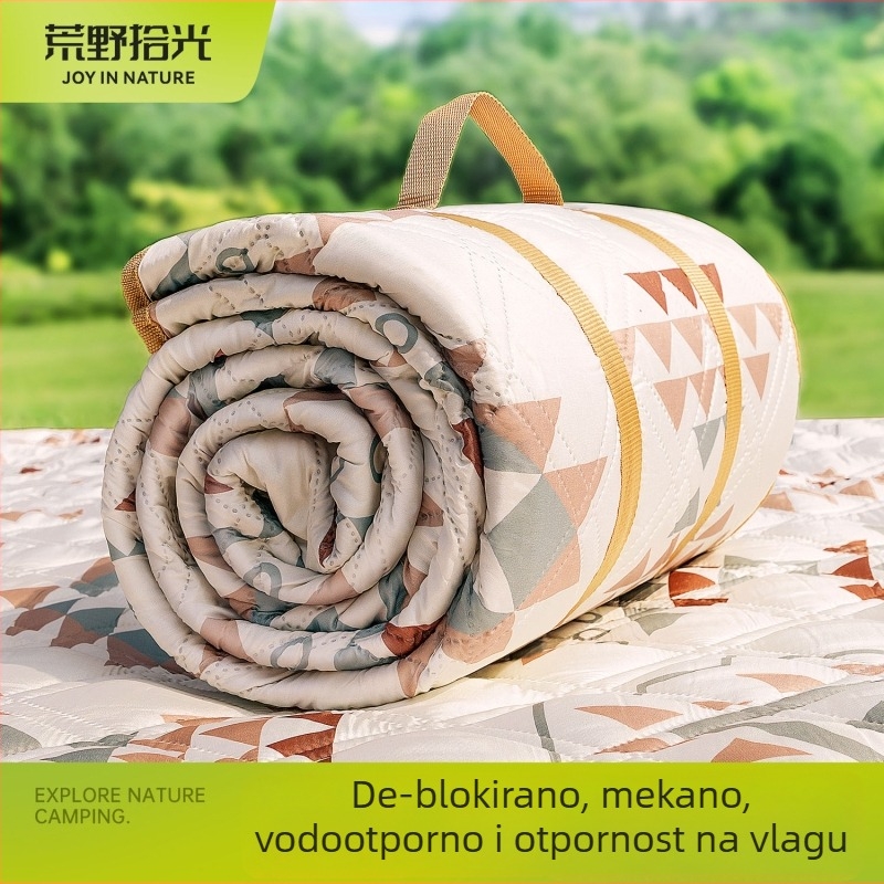 Deblja piknik i kamping podloga s aluminijskom folijom, vodootporna, sklopiva EVA podloga, za više osoba, Chunya tkanina