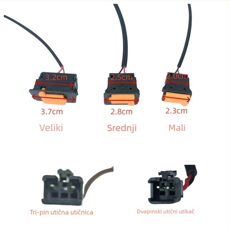 USB punjač za elektromobilna vozila – vodootporan, 12/60/72V, Flying, za električne automobile i motocikle, modeli Veliki/Srednji/Mali
