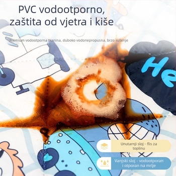 Navlaka za vjetrobran od Oxford platna, zimska fleece podstava, vodootporna i otporna na vjetar, univerzalna za četiri sezone, za električna vozila, motocikle i tricikle