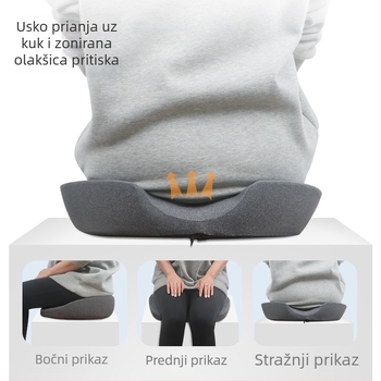 Jastučić za sjedenje s memorijskom pjenom, poliesterski materijal, Yunxin marka, jednobojni uzorak