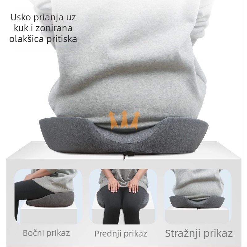 Jastučić za sjedenje s memorijskom pjenom, poliesterski materijal, Yunxin marka, jednobojni uzorak