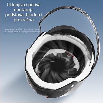 BYB kaciga za motocikl, ABS materijal, 3C certificiran, unisex, broj certifikata 2024091105021704