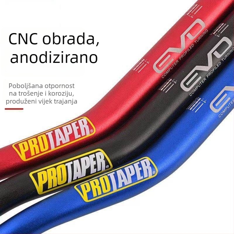 EVOpro aluminijsko kormilo 7075 za terenske motocikle – modificirano kormilo