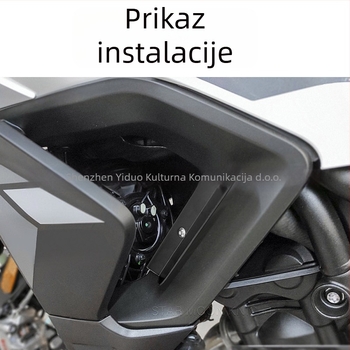Bočni deflektor za motocikl kompatibilan s Tiger 850 Sport i Tiger 900 (2020–2021); aluminij visokokvalitetan; brend Star Moon Knight; stil: viteška oklop