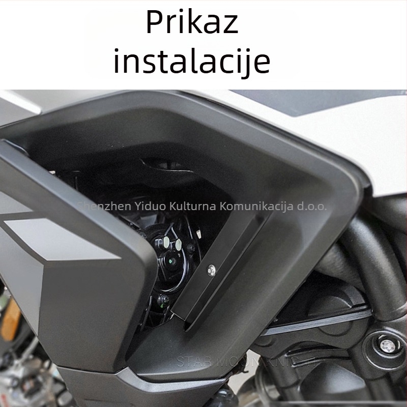 Bočni deflektor za motocikl kompatibilan s Tiger 850 Sport i Tiger 900 (2020–2021); aluminij visokokvalitetan; brend Star Moon Knight; stil: viteška oklop
