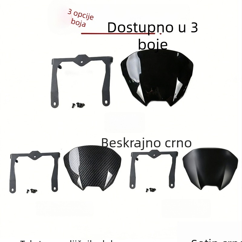 Prednji vetrobran za motocikl Triumph Street Triple 765 RSMoto2, 2023-2025