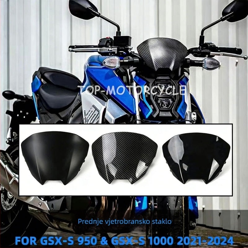Prednji vjetrobran za motocikl Suzuki GSX-S 950 i GSX-S 1000 (2021–2024)