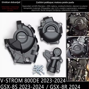Bočni zaštitni pokrov motora za Suzuki GSX-8S/GSX-8R, V-Strom 800DE (2023–2024)
