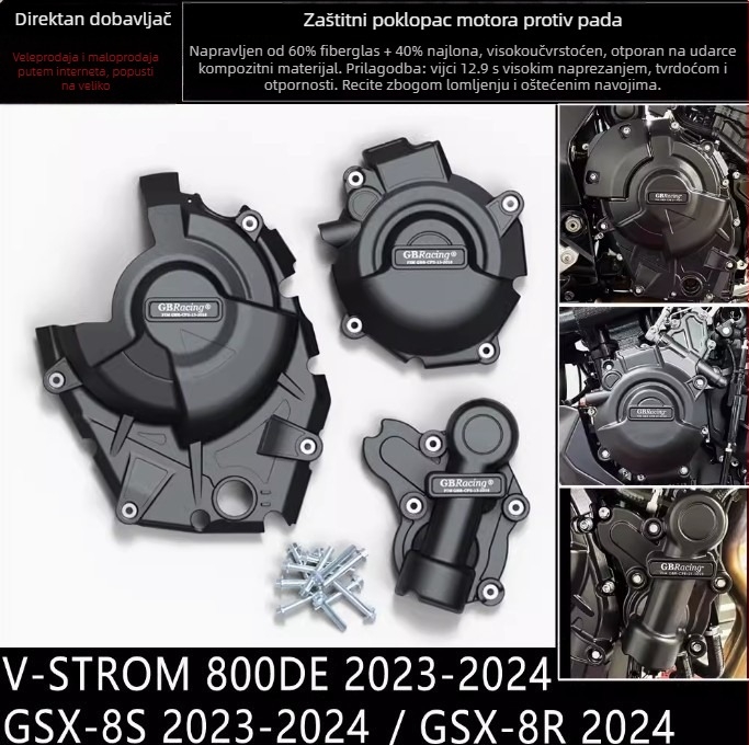 Bočni zaštitni pokrov motora za Suzuki GSX-8S/GSX-8R, V-Strom 800DE (2023–2024)