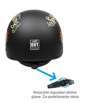 ZXC ABS retro polu-šlem za odrasle, namijenjeno električnim vozilima